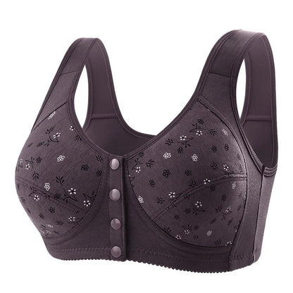 Front Closure Wireless Full Coverage Bra