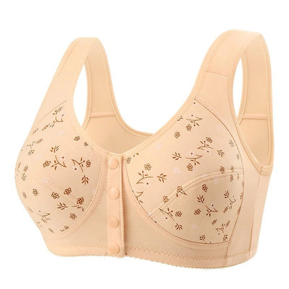 Front Closure Wireless Full Coverage Bra
