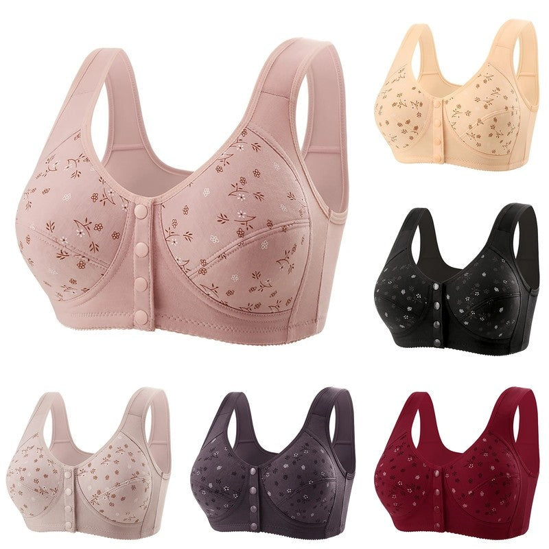 Front Closure Wireless Full Coverage Bra