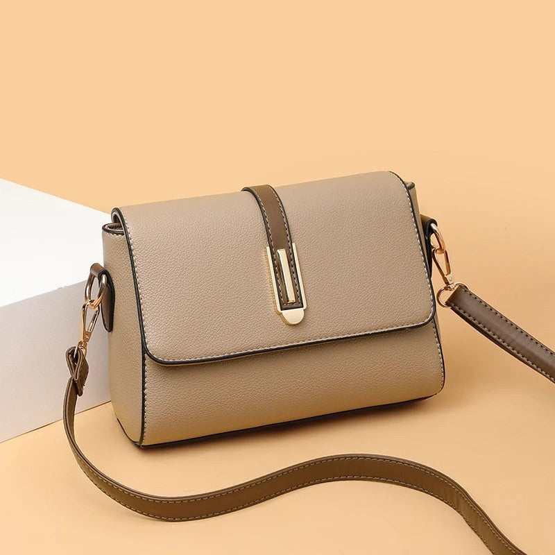 Geometric Patterned Crossbody Shoulder Bag