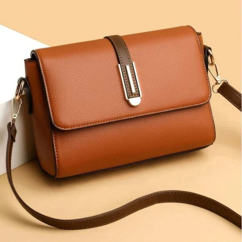Geometric Patterned Crossbody Shoulder Bag