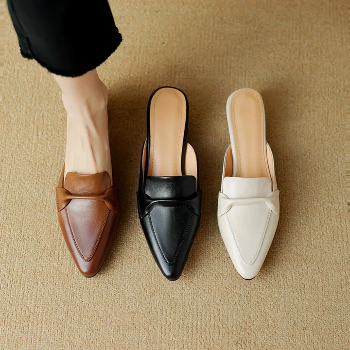 Palieri Genuine Leather Mules