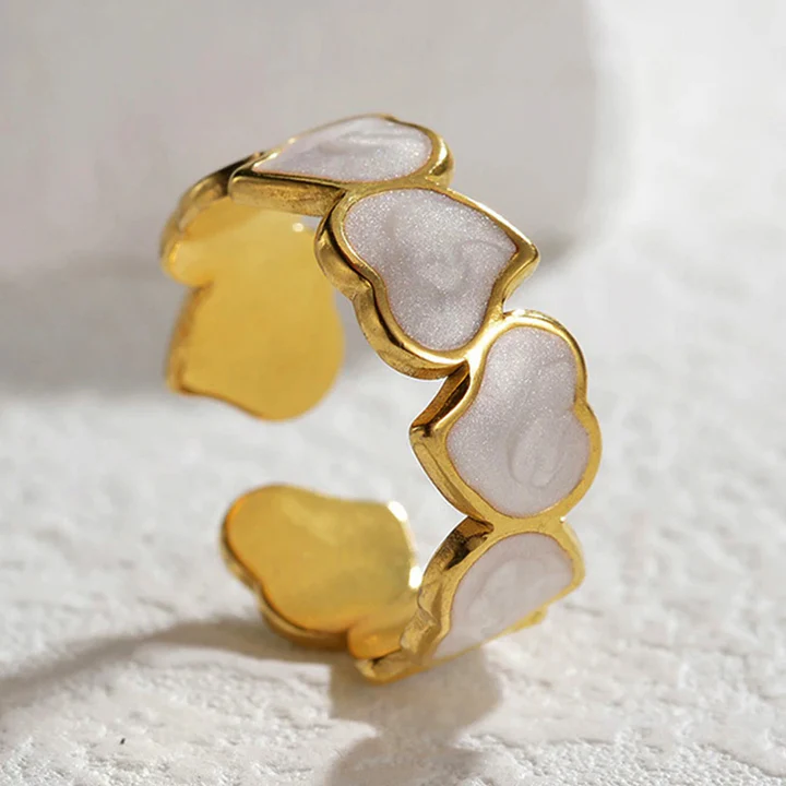 Loveknot Heart Link Ring