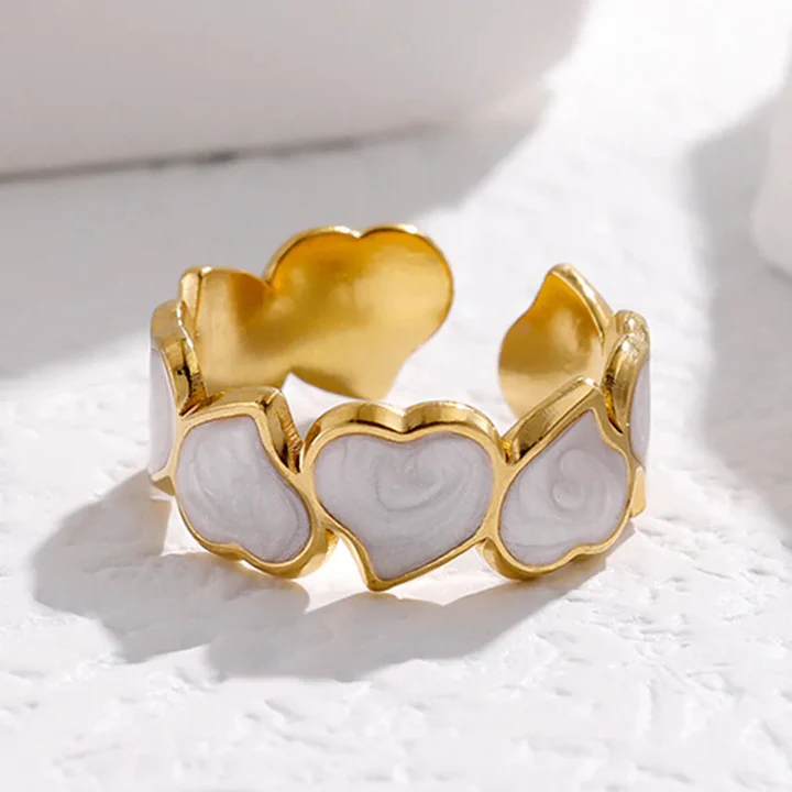Loveknot Heart Link Ring