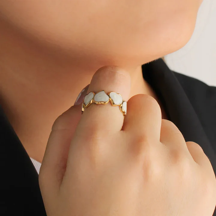 Loveknot Heart Link Ring