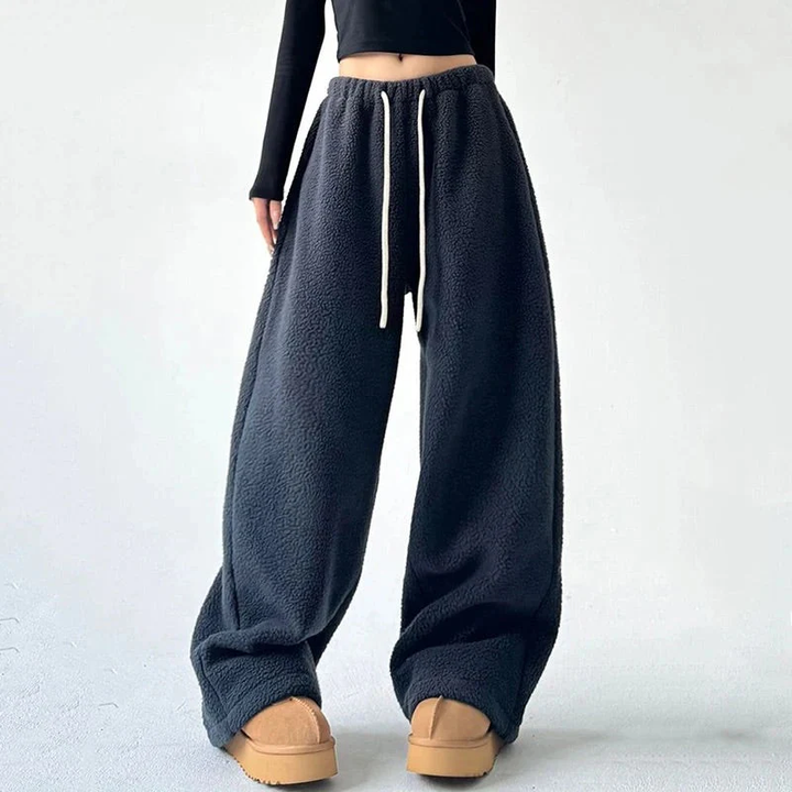 Elena Rose Sherpa Sweatpants