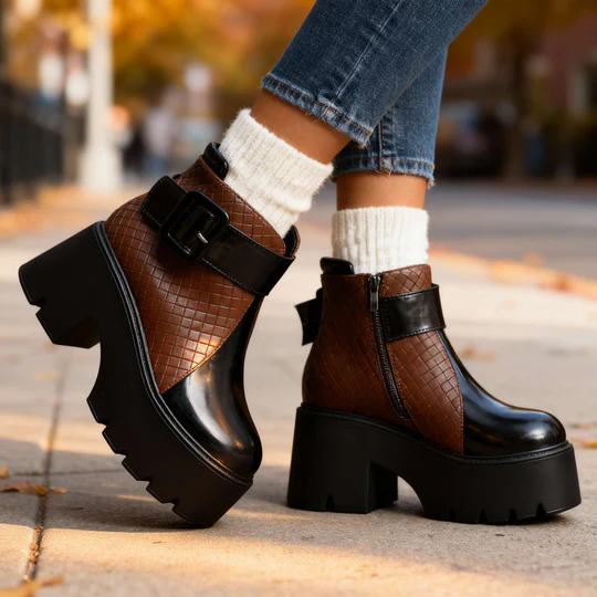 Brinley Platform Ankle Boots