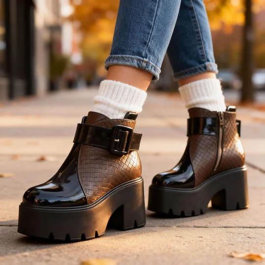 Brinley Platform Ankle Boots