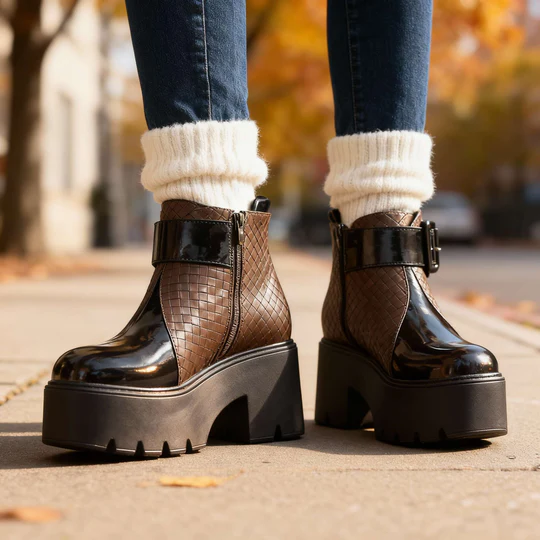 Brinley Platform Ankle Boots