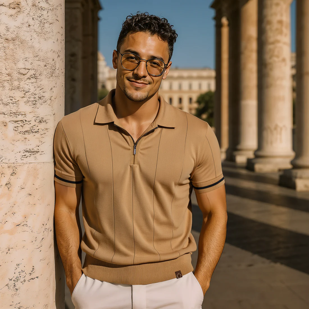 Alessio Quarter-Zip Polo