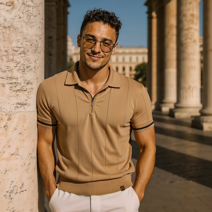 Alessio Quarter-Zip Polo