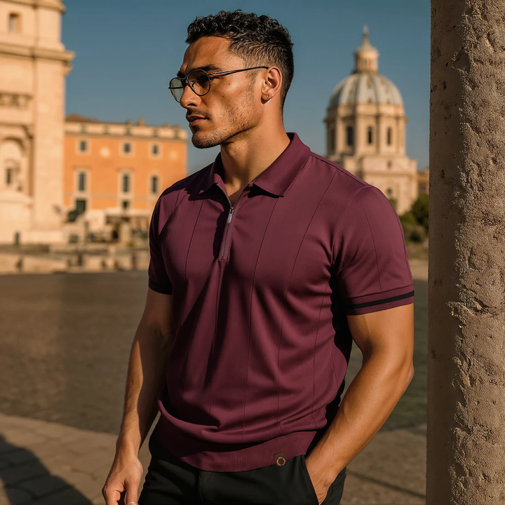 Alessio Quarter-Zip Polo