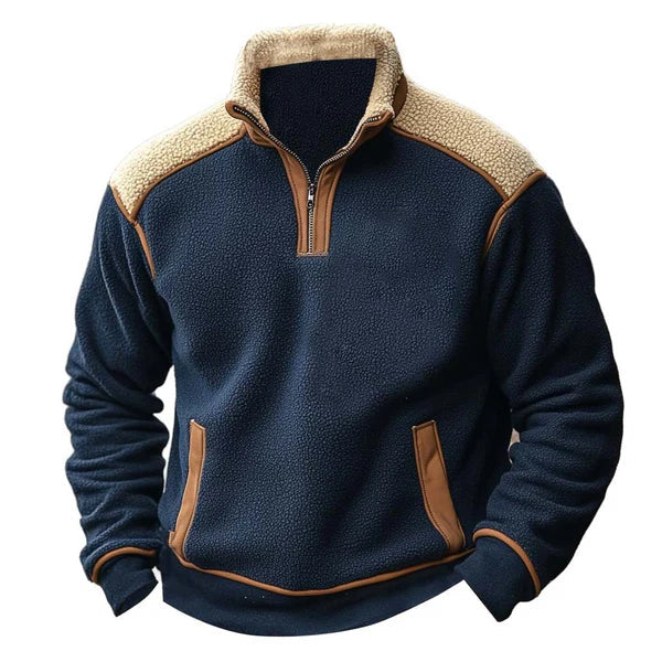 Norlen Patchwork Fleece Pullover