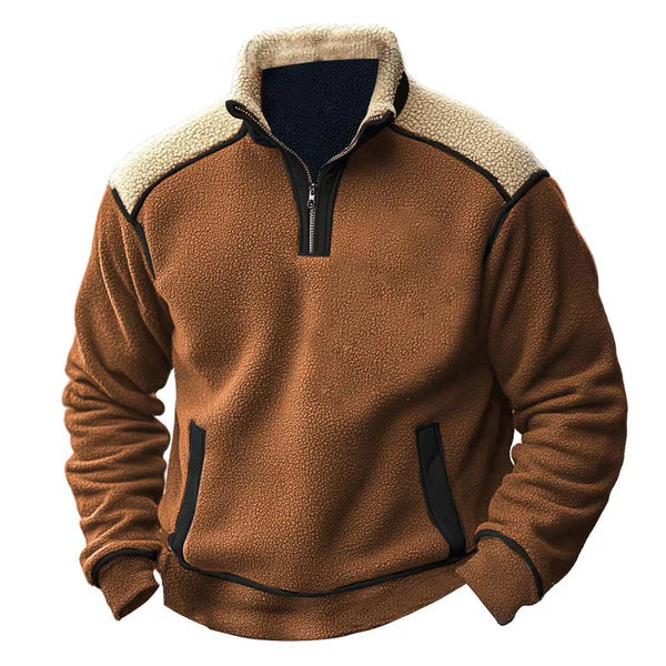 Norlen Patchwork Fleece Pullover