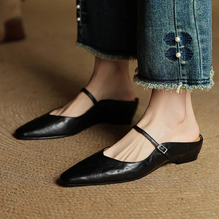 Bellancia Leather Leather Flats