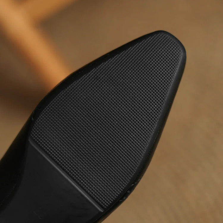 Édeline Leather Wedges