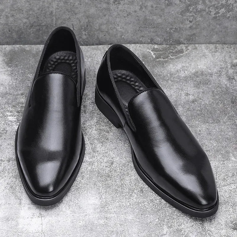 Evendro Genuine Leather Loafers