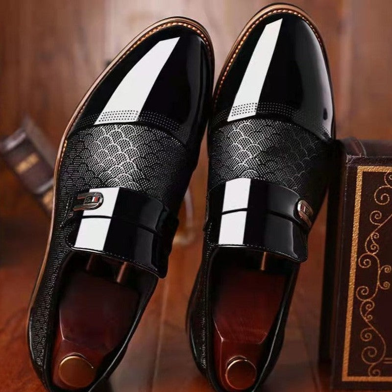 Lenzaro Gloss Monk Strap Dress Shoes
