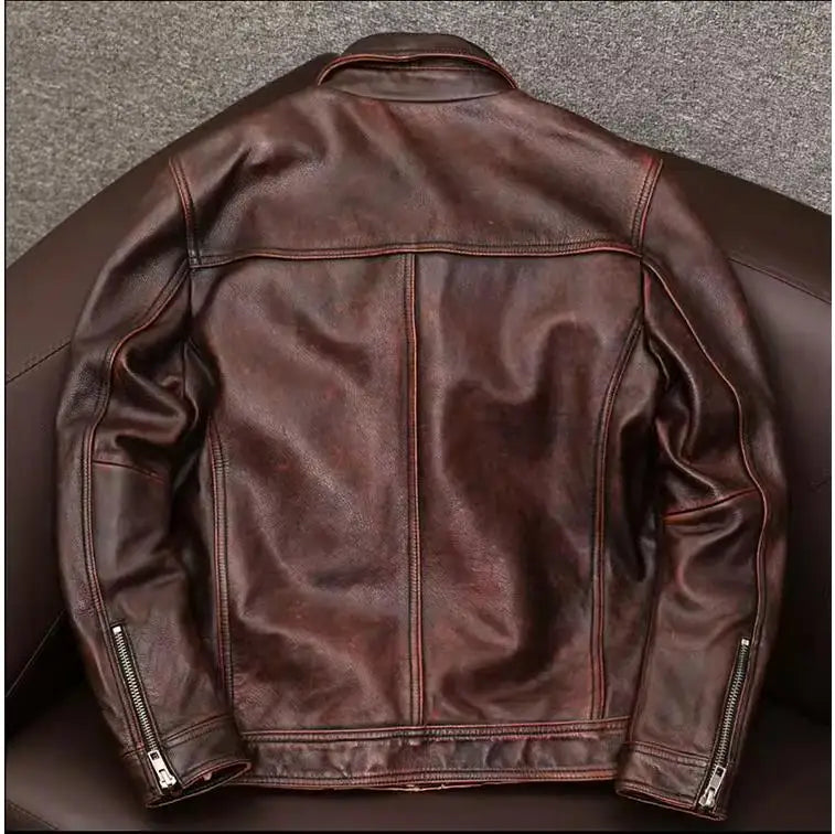 Vintage Outlaw Genuine Leather Jacket