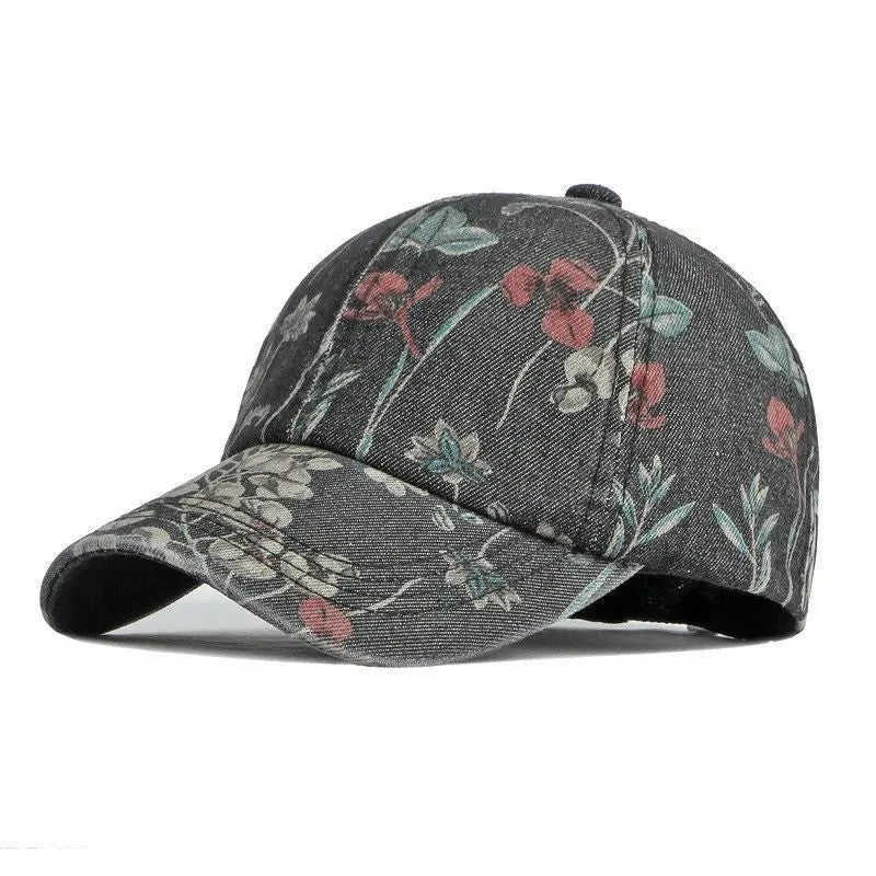 Lirone Floral Embroidered Baseball Cap