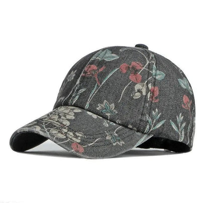 Lirone Floral Embroidered Baseball Cap