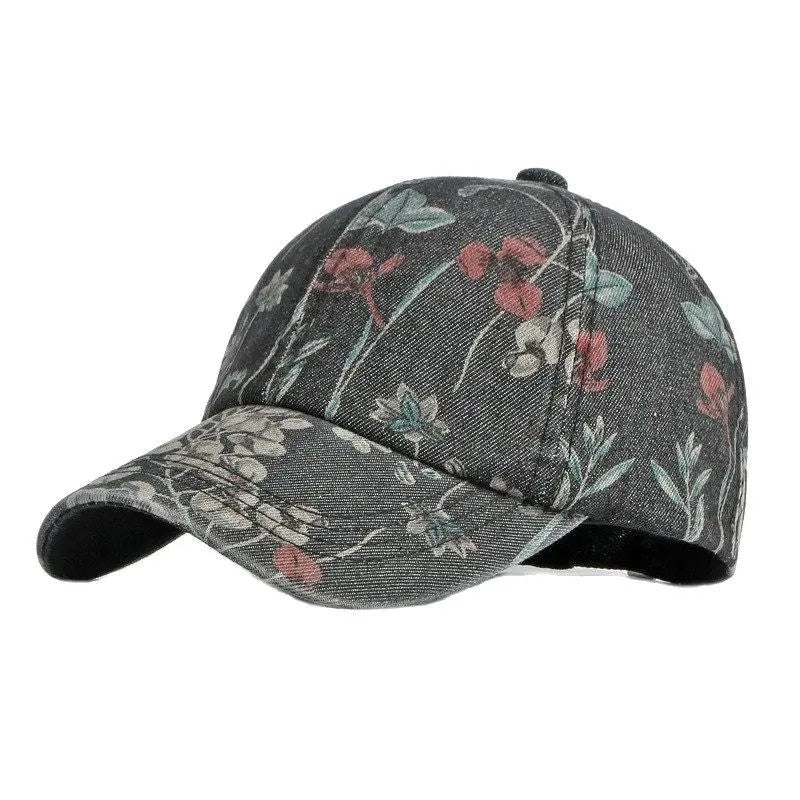 Lirone Floral Embroidered Baseball Cap