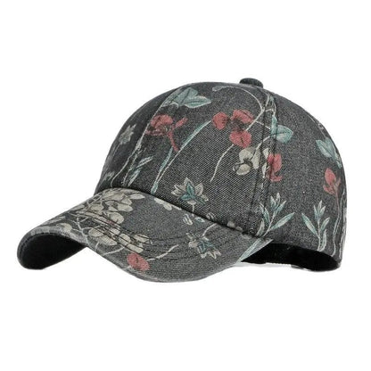 Lirone Floral Embroidered Baseball Cap