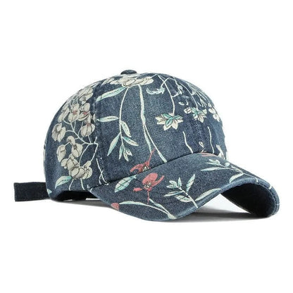 Lirone Floral Embroidered Baseball Cap