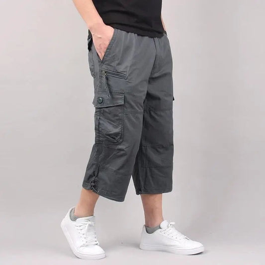 Loose Fit Multi Pocket Cargo Shorts