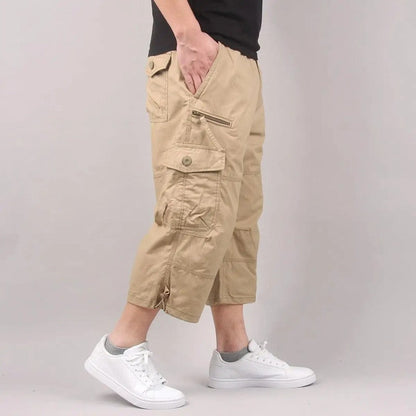 Loose Fit Multi Pocket Cargo Shorts