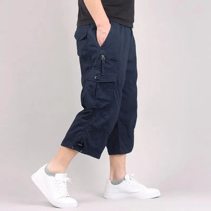 Loose Fit Multi Pocket Cargo Shorts