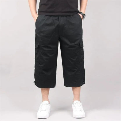 Loose Fit Multi Pocket Cargo Shorts