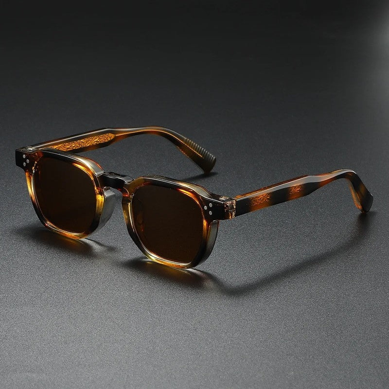 Lunari Square Acetate Bold Sunglasses