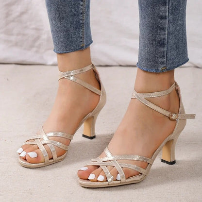 Lunari Strappy Block Heel Sandals