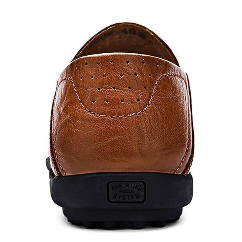 Lunivo Perforated Slip-On Driving Loafer