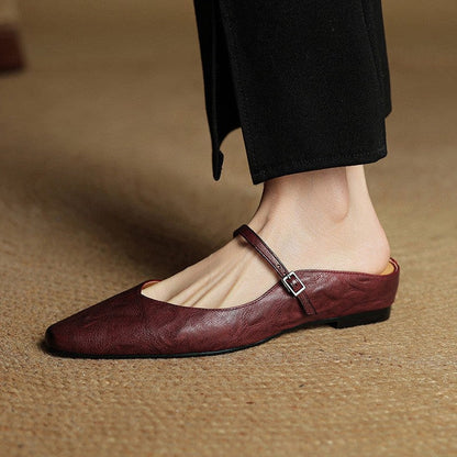 Marinda Pointed Toe Mary Jane Mule