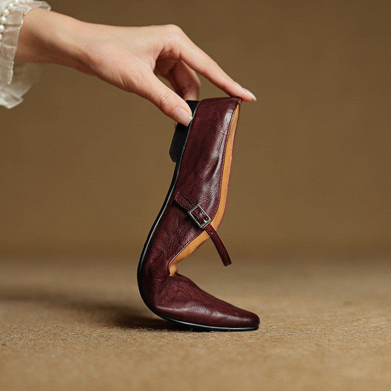 Marinda Pointed Toe Mary Jane Mule