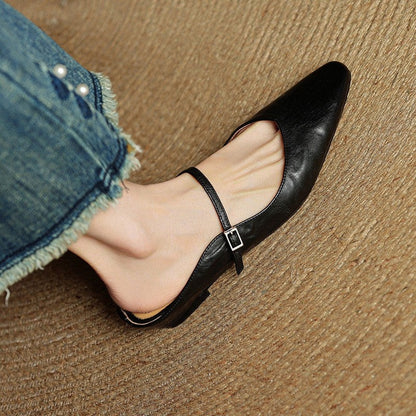 Marinda Pointed Toe Mary Jane Mule