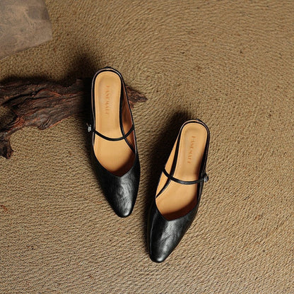 Marinda Pointed Toe Mary Jane Mule