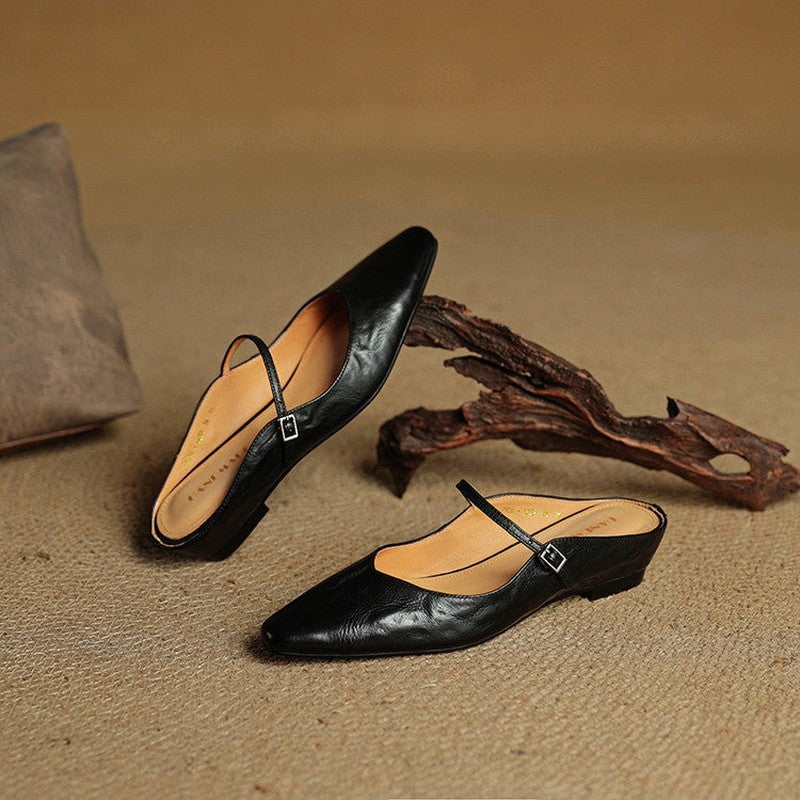 Marinda Pointed Toe Mary Jane Mule
