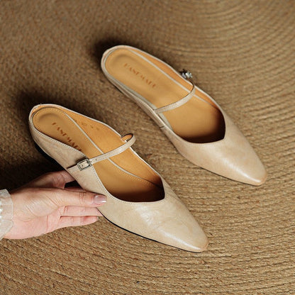 Marinda Pointed Toe Mary Jane Mule