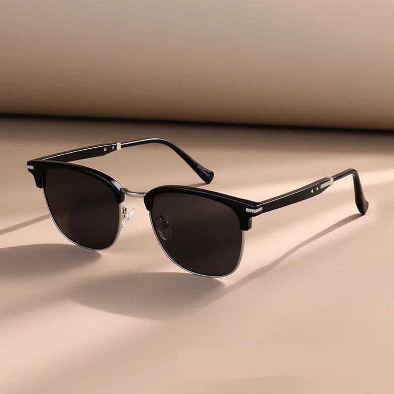Maviro Clubmaster Metal Frame Sunglasses
