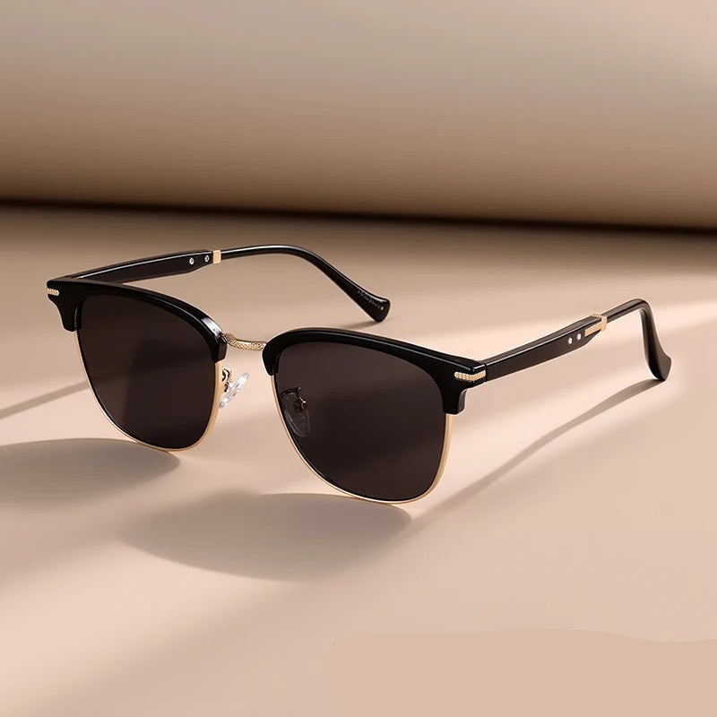 Maviro Clubmaster Metal Frame Sunglasses