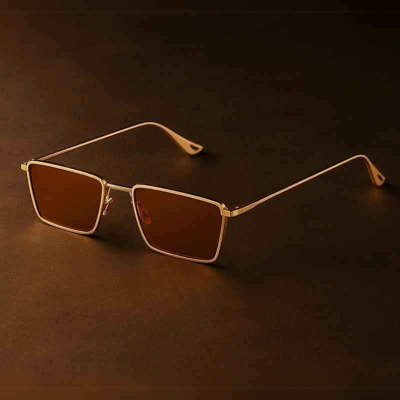 Mivaro Square Metal Frame Sunglasses