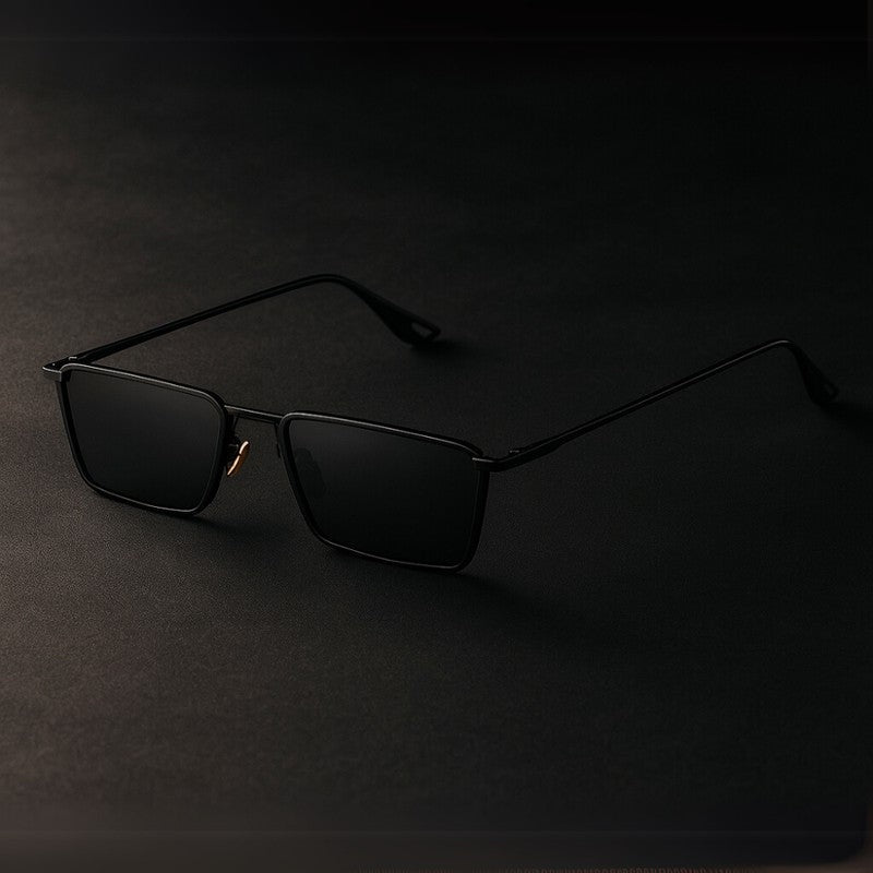 Mivaro Square Metal Frame Sunglasses