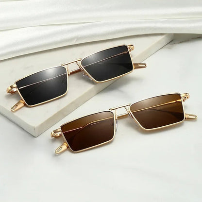 Mivaro Square Metal Frame Sunglasses