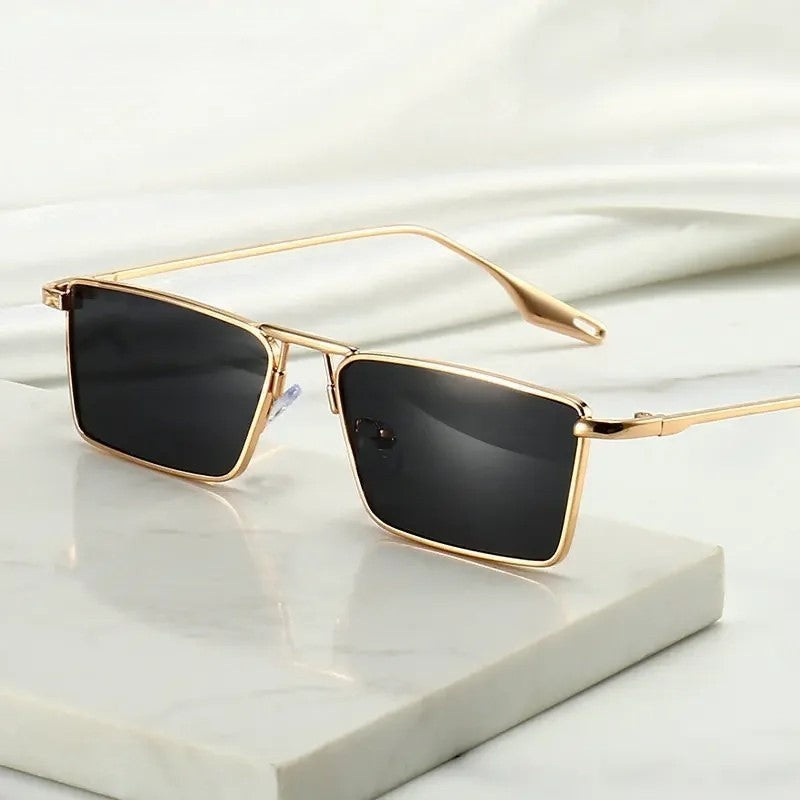 Mivaro Square Metal Frame Sunglasses