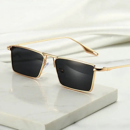 Mivaro Square Metal Frame Sunglasses