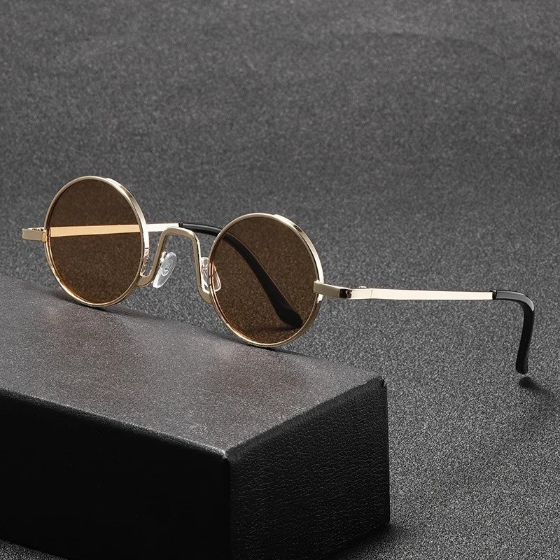 Naviro Round Metal Frame Sunglasses