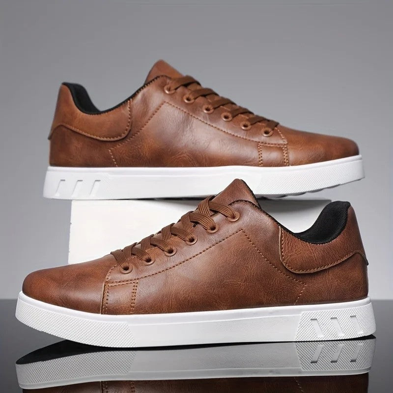 Plus Size Nolari Low-Top Faux Leather Sneakers